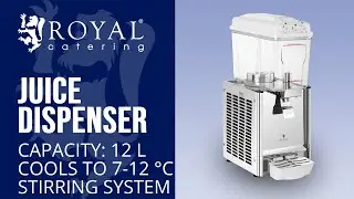 Juice Dispenser Royal Catering RCSD-12C | Product Presentation