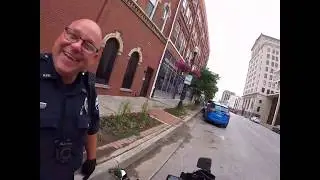 COPS!! WHEELIE!! NO!!