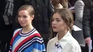 Nathalie Nordquist &rlm;& Felice Jankell @ Paris 8 march 2016 Fashion Week show Chanel - mars