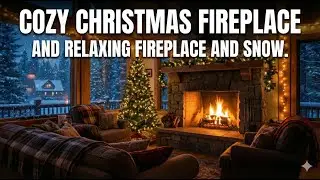 Cozy Christmas Eve 🎄🔥 | Festive Fireplace & Glowing Tree Ambience in Stunning | 4K Ultra HD