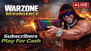Warzone Resurgence CASH Tournament LIVE 💰 | Subscribers Play & Win