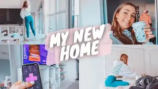 setting up furniture in my new apartment!! + amazon finds