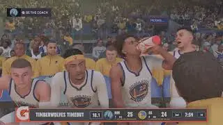 TIMBERWOLVES vs WARRIORS 7 lead changes in 1st Half KD & ANTMAN Leading THE WAY.