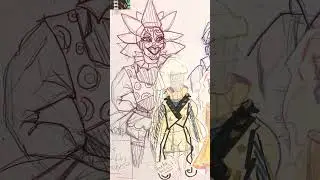 Costumes and Moons  [Art from 2021-2023] Part 16 END #art #illustrative#sketchbookart