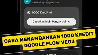 CARA DAPAT 1000 KREDIT GOOGLE AI PRO #googleflow #veo3 #ai 