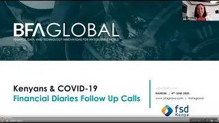 Webinar: The impact of COVID 19 on Financial Diaries respondents in Kenya