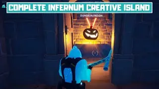 Complete the Infernum Creative Island and Collect The Pumpkin in The Last Room! - Creative Curse