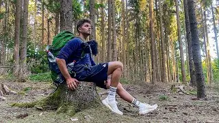 HAMMOCK CAMPING GEAR TEST IN WILD FOREST | Altk&ouml;nig Taunus Frankfurt Germany | 4K UHD
