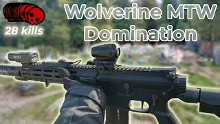 DOMINATING 28 KILL STREAK with the BEST AIRSOFT HPA RIFLE on the market (wolverine MTW)