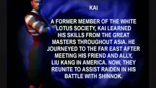 Kai - Mortal Kombat 4 Character Bio