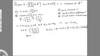 Prove V is a subspace of R^3 -  Linear Algebra