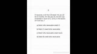 CA Foundation | Accounting Chapter 6 part 2| Test your knowledge | MCQs