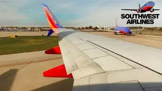 Southwest 737-700 takeoff from Kansas City (MCI) | N232WN