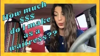 How much do I make as a server??? ~Week in my life~ EP. 10