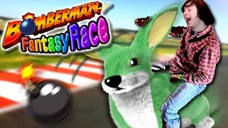 GIANT RABBIT RACING - Bomberman Fantasy Race Review