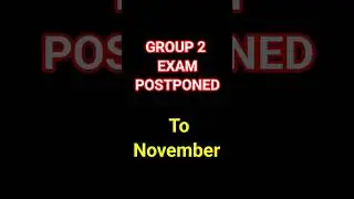 #tspsc #group2 exam #postponed