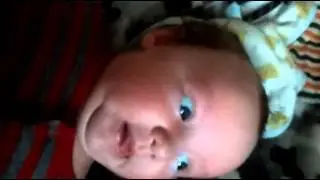 Baby Carson just waking up
