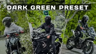 Dark Green preset | Free lightroompreset |Lightroom photoediting | Free lightroom outdoor preset