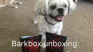 Barkbox unboxing July 2019. Adorable shihtzu!