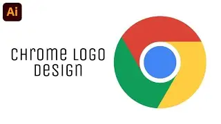 How to Make Chrome Logo in Adobe Illustrator #Shorts