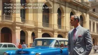 Trump apela a Cuba para que aceite 'acordo, antes que seja tarde'