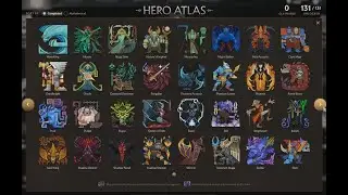 Dota 2 x Monster hunter - All 131 heroes lore in atlas unlocked - All event new sets & items preview