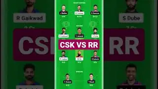 che vs rr dream11 | csk vs rr dream11 prediction | rr vs csk | Chennai vs rajasthan #cskvsrr