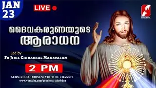 JAN 23|ദൈവകരുണയുടെ ആരാധന|Karuna kontha|Fr Jiril Chirackal Manavalan|ADORATION|Aradhana|GOODNESS TV