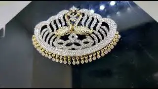 Diamond Pendant | Peacock Pendant | Diamond Mangalsutra | Diamond Tanmania |