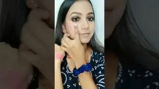 #shorts Black glitter eye Smokey Tutorial #smokeyeyemakeup