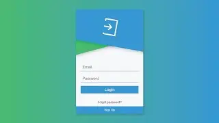 Awesome And Stylish Login Form Using HTML & CSS