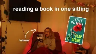 reading a book in one sitting: getting out of a reading slump, reading freida mcfadden's new release