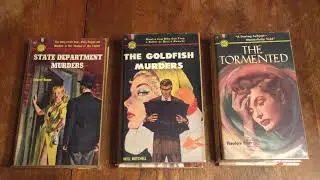 Vintage Gold Medal Books, Crime, GGA, Vintage paperbacks, Part 2 Books #111 to 150, Episode #93.