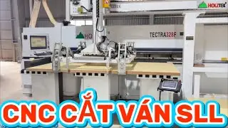 M&Aacute;Y CƯA PANEL SAW CNC OPTIMIZE TH&Ecirc;M BỘ GẮP V&Aacute;N TỰ ĐỘNG TECTRA 328F.