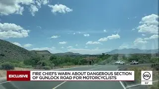 &lsquo;This corner is notorious:&rsquo; Fire chiefs warn motorcyclists about section of Gunlock Road