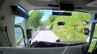 Bus Ride in Norway April 2025