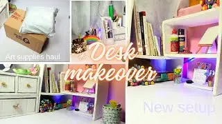 Art Material Haul + New Setup*