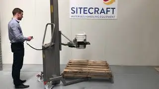 Sitecraft Stainless Steel Powered Pail Lifter / Tipper