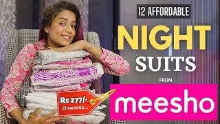 Night suit sets From MEESHO 💕 | tryon | honest review || gimaashi