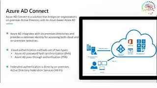 Azure AD Connect and It's Component factors.