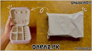 Mini Jewellery Organiser From DARAZ.PK | Jewellery Box Under 400! | Travel Friendly Jewellery Box