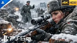 One Russian Girl vs the Nazi War Machine | Ultra Realistic Gameplay [4K60FPSHDR] | Call of Duty