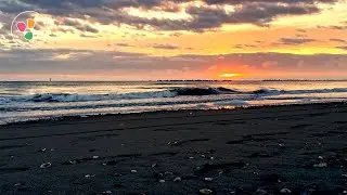 After Red Sunrise Over the Sea