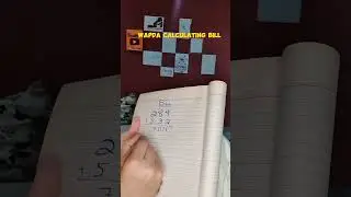 Wapda Calculating Bill #wapda #bijli #shortstiktok #pakistan