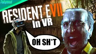Playing Resident Evil 7 in VR...
