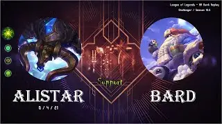 [Support] Alistar vs Bard - KR Ranked (C) / 롤 서폿 알리스타