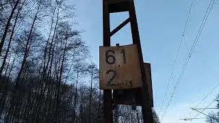 Wałbrzych. 61 kilometr trasy kolejowej Wrocław - Wałbrzych...spacerek w terenie...