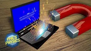 Wie gefährlich ist ein Magnet? PC kaputt durch Magnetismus? Festplatte schrotten 101| Phil's Physics