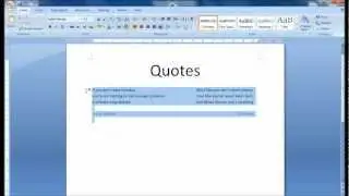 align text left and right on the same line in Microsoft Word