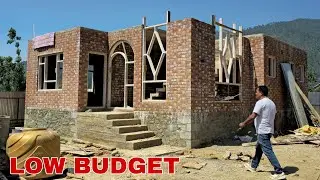 Brick Work Progress | Dream Home Construction in Kashmir Style